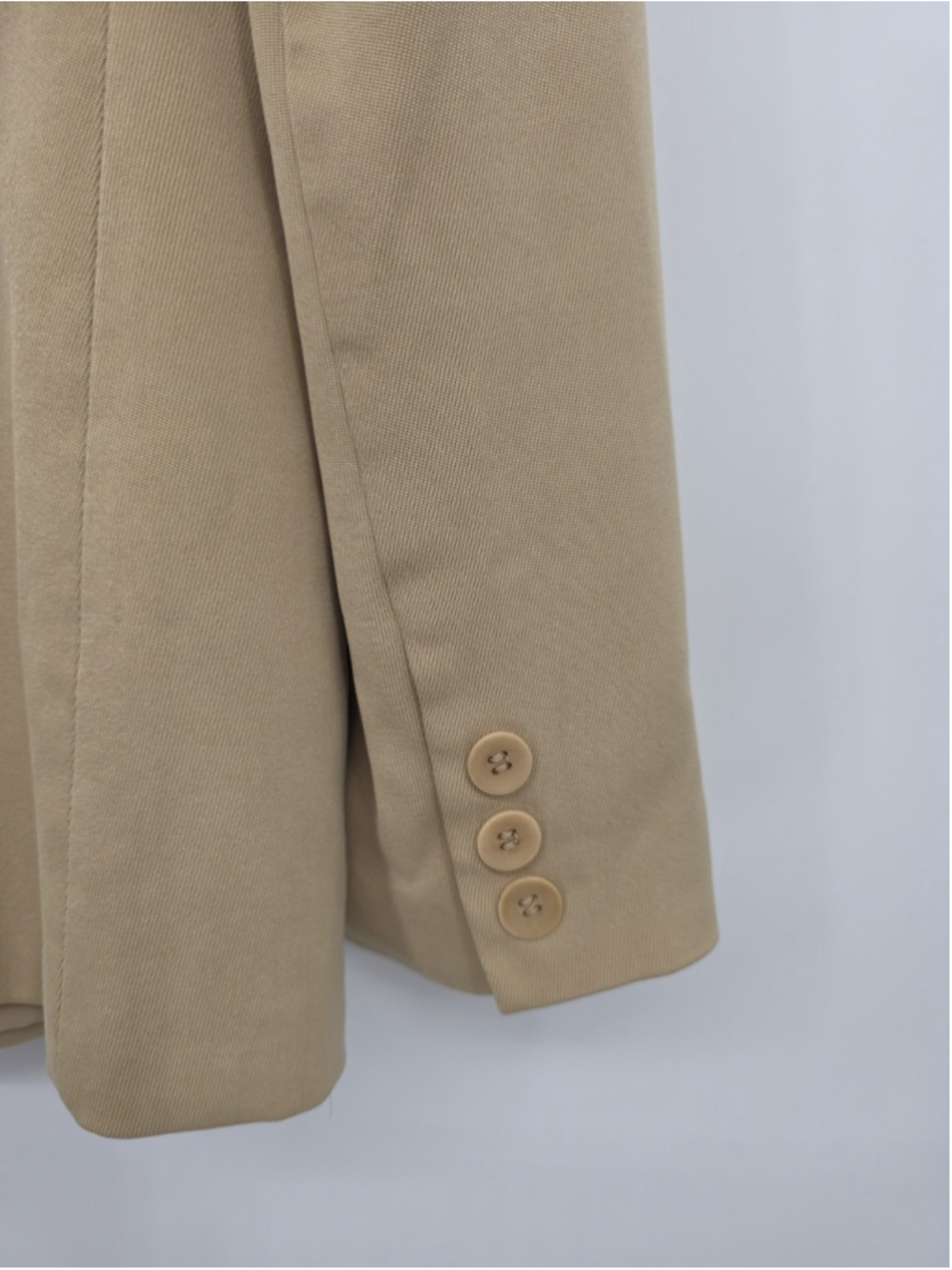 Vintage Talbots Pure Silk Blazer Size 12 Beige Old Money Quiet Luxury - Picture 14 of 16
